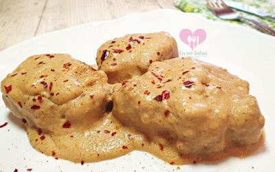 SOLOMILLO DE CERDO EN SALSA DE ALMENDRAS