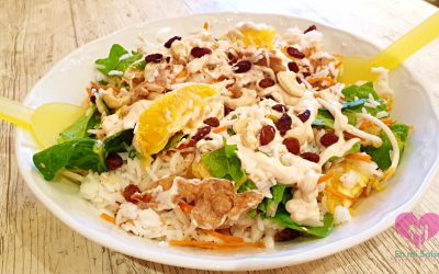 ENSALADA ORIENTAL DE ARROZ CON POLLO