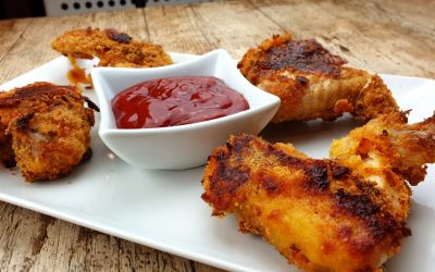 ALITAS DE POLLO CRUJIENTES AL HORNO