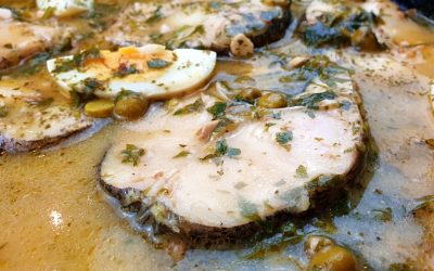 MERLUZA EN SALSA VERDE o MERLUZA A LA VASCA