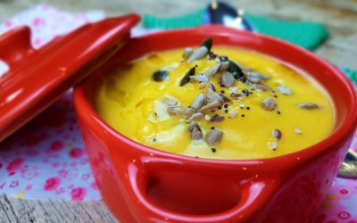 CREMA DE CALABAZA Y NARANJA