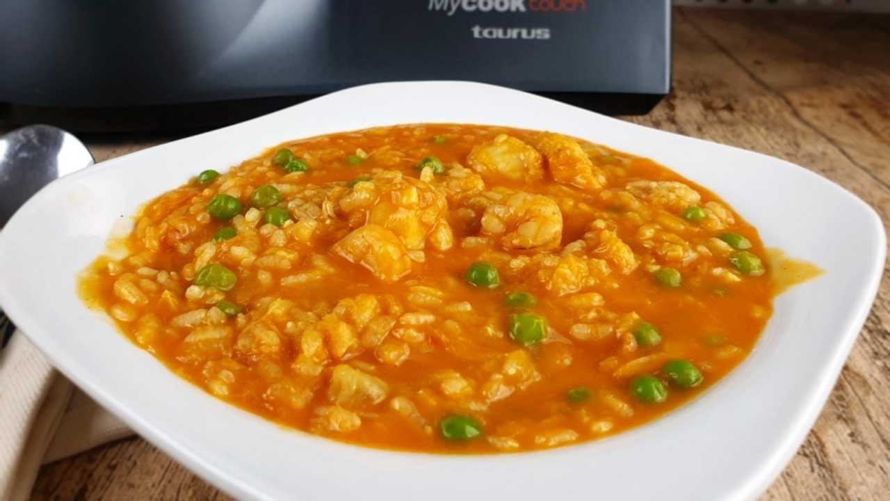 arroz caldoso con bacalao en mycook touch de taurus