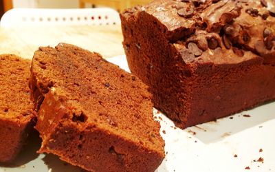 BIZCOCHO DE CHOCOLATE CON ESCAMAS DE SAL