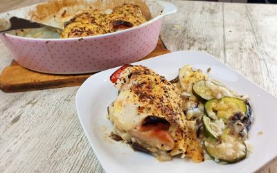 PECHUGAS DE POLLO HASSELBACK