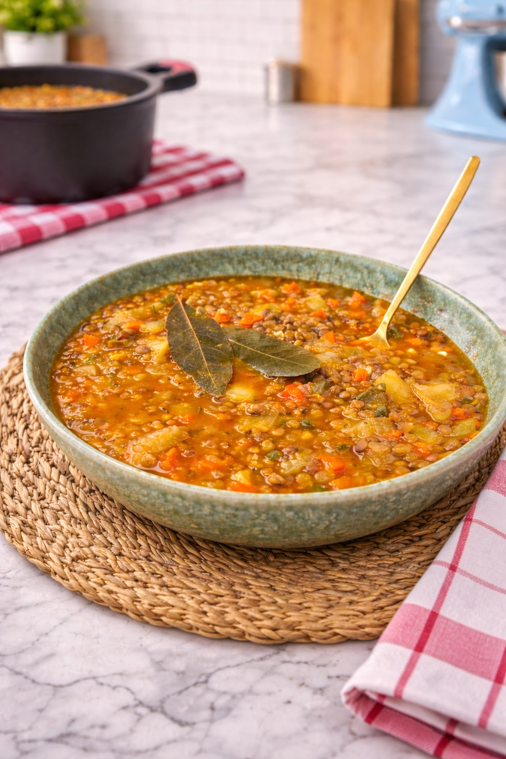 lentejas con verduras fáciles y rápidas